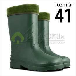 KOLMAX Kalosze EVA damskie zielone rozm.41