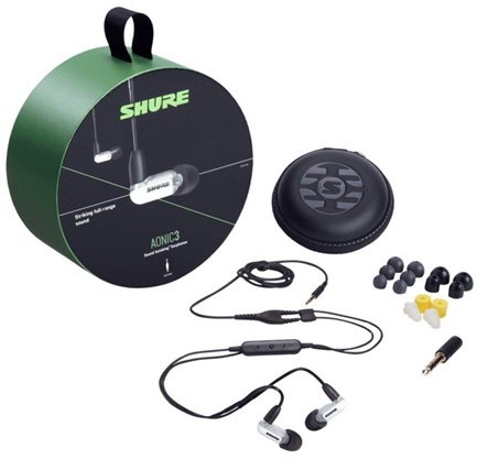 Shure Aonic 3 Białe (SE31BAWUNI-EFS)