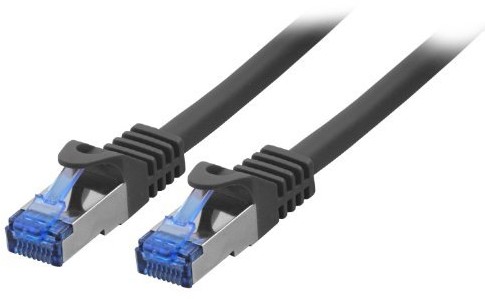 BIGtec skręcana ze kabla Ethernet, parami, czarny/czarny BIG1217