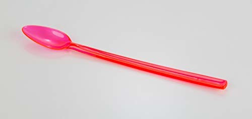 Kimmel 21-000-3014-1 łyżka do limonki (6 sztuk), tworzywo sztuczne, czerwona przezroczysta