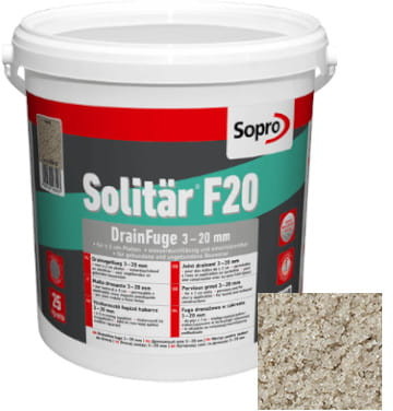 Sopro SOLITAR F20 FUGA DRENAŻOWA 3-20 MM KOLOR 36 PIASKOWY 25 KG 1030/25