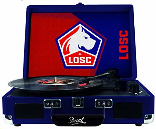 Dual Electronics Walizka, winyl, 3 W, niebieska DL-PVLO-001