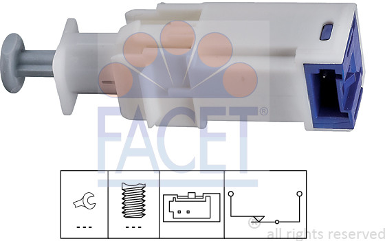 FACET Włącznik, wysprzęglanie (GRA) FACET 7.1241 7.1241