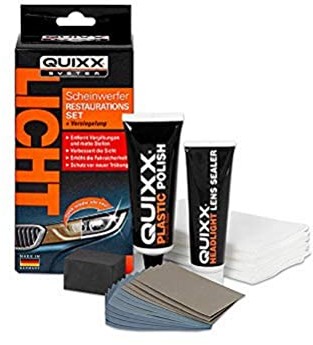 Quixx Quixx 50251 zestaw do naprawy reflektorów, zestaw naprawczy do reflektorów, politura do reflektorów, zestaw do oczyszczania reflektorów, zestaw do naprawy reflektorów 50251