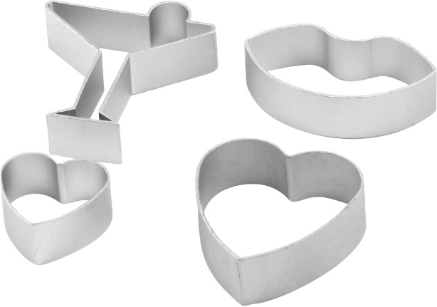 Zenker Foremki do ciastek Love 4 szt 44807