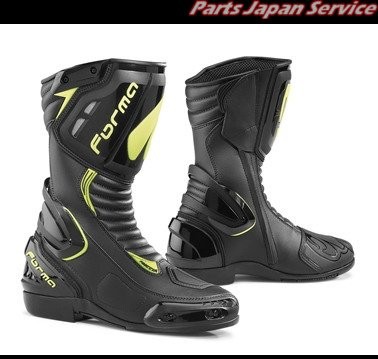 Forma forv180  997837 kozaki Moto freccia dopuszczeniem legalizacyjnym CE, czarna/Yellow Neon FORV180-997837