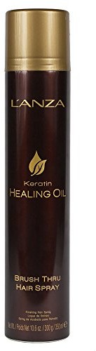 SPRAY L'anza HEALING Oil keratynowych Brush Thru Hair lakier do włosów Finishing Hair 350 ML 6-54050-25910-1
