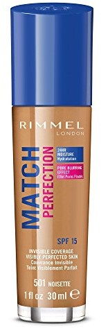 Rimmel (toaleta) - Match Perfection Foundation, Noisette, 30 ml