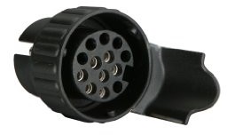 Unitec Krótki adapter 12 V 7-biegunowy 13 10212 10212