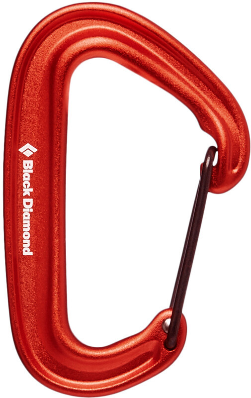 Black Diamond Miniwire Karabinek, red 2021 Karabinki niezakręcane BD2102356009ALL1