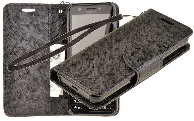 Фото - Чохол GSM City ETUI FANCY BOOK NOKIA 230 CZARNY