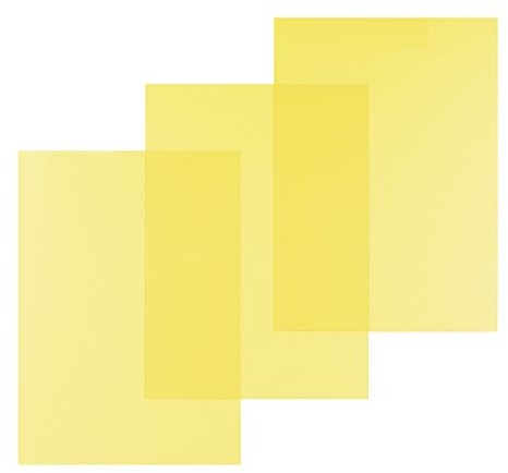 Unbekannt PAVO kasetka na konstrukcja 100 szt. Thermo do bindowania A4, 250 G, żółty 8011162