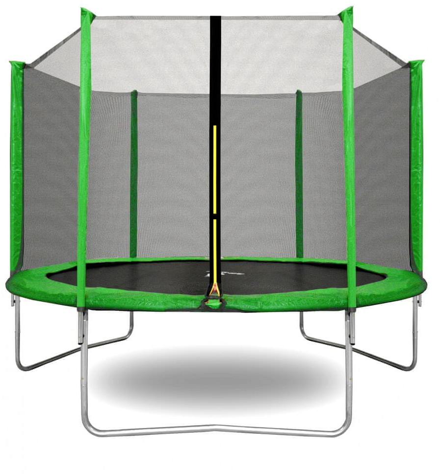 aGa SPORT TOP Trampolina 180 cm Jasnozielona + siatka ochronna