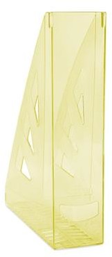 OFFICE PRODUCTS Pojemnik na dokumenty OFFICE PRODUCTS, ażurowy, A4, transparentny żółty 21215511-06