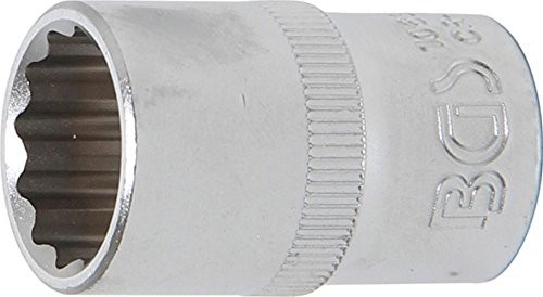BGS nasadka na klucz nasadowy zastosowania 12-kątne, 1/2 cala, 17 MM, 1 sztuki, 10637