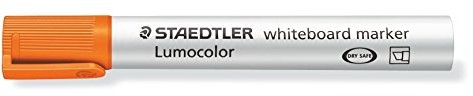 Staedtler Lumocolor 351B-4 Whiteboard Marker klinowatym czubkiem 10 sztuk Pomarańczowy 351 B-4