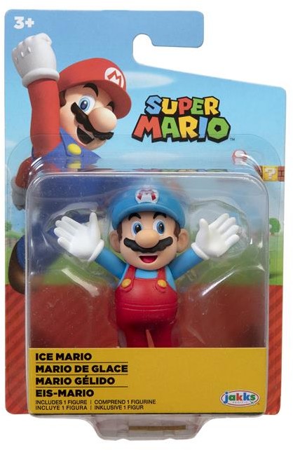Jakks Pacific Super Mario. Figurka 6.5 cm z elementami ruchomymi - Lodowy Mario