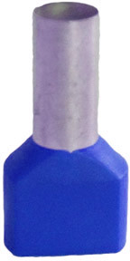 Radpol Końcówka kablowa izolowana Al 2x2,5/10 niebieska AL 2X2,5/10