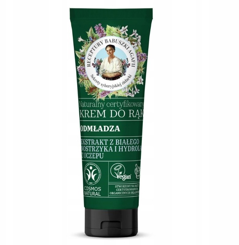Agafia Naturalny Krem Do Rąk Odmładzający 75ml