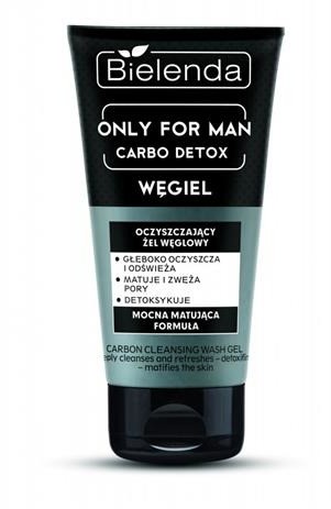 Bielenda Only For Men Carbo Detox Węgiel oczyszczający żel węglowy 150g 46737-uniw