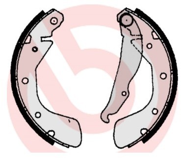 BREMBO Szczki hamulcowe - komplet S 59 513