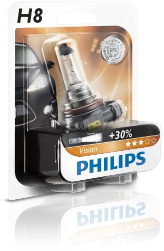Philips 12360b1 Vision H8 reflektor lampy, 1-ER Blister 12360B1