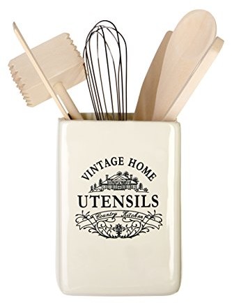 Premier Housewares Prostokątny pojemnik na przybory kuchenne  Vintage Home 0721233