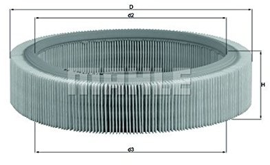 Mahle knecht LX 317 filtr powietrza LX 317