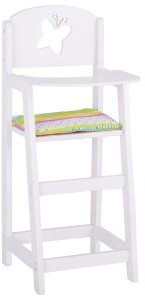 Susibelle Drewniane krzesło dla lalek wysokie 51657