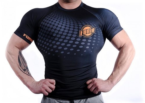 Furia Koszulka rashguard bez wymówek czarny męska