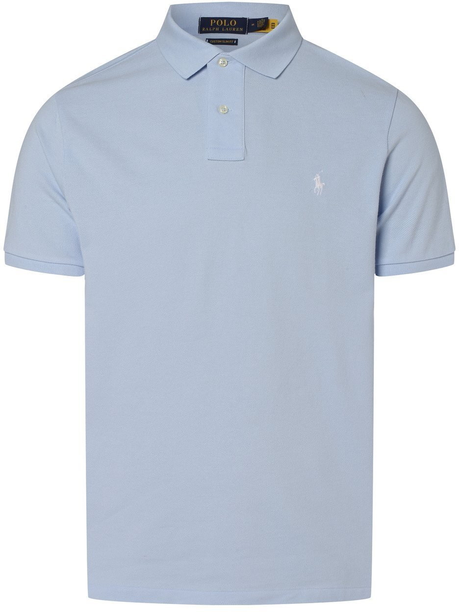 Ralph Lauren Polo Polo Męska koszulka polo Custom Slim Fit, niebieski