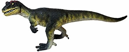 Bullyland 61313 Mini figurka do zabawy dinozaur Allosaur, ok. 4 cm wielkości, starannie ręcznie malowana figurka, bez PCW, wspaniały prezent dla chłopców i dziewczynek do fantazyjnej zabawy 61313