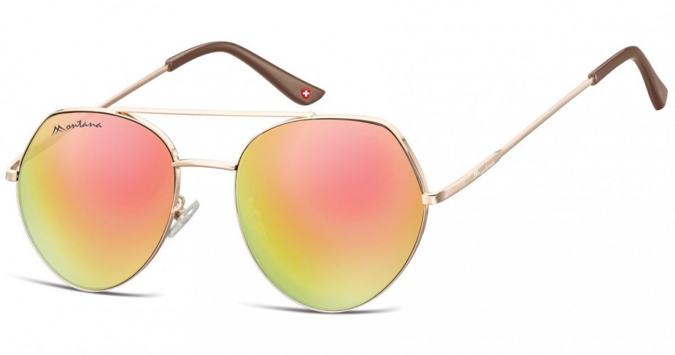 Montana Okulary Przeciwsłoneczne Lustrzane Pilotki MS83D MS83D