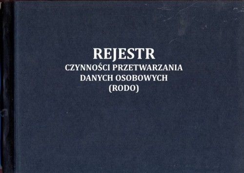 Firma krajewski Rejestr czynności przetwarzania danych osobowych [Pu/Rodo-1] Pu/Rodo-1