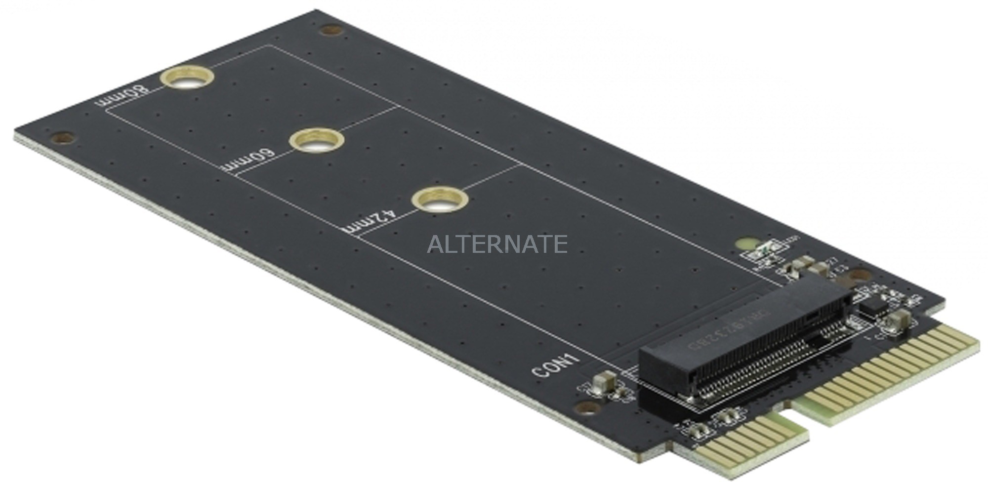 DeLOCK SATA 22 pin male to M.2 Key B slot adapter Wewnętrzny