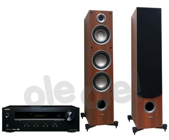 Onkyo TX-8220 czarny Taga Harmony TAV-607F orzech