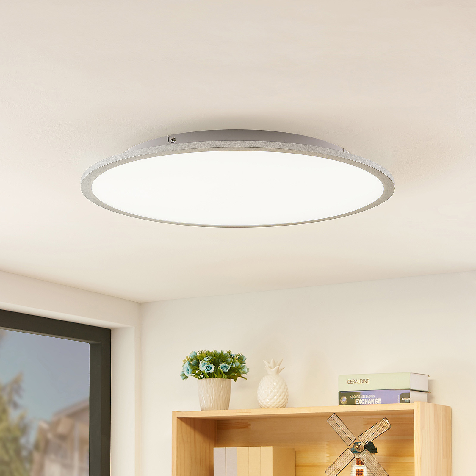 Lindby Narima lampa sufitowa LED, CCT, 60 cm