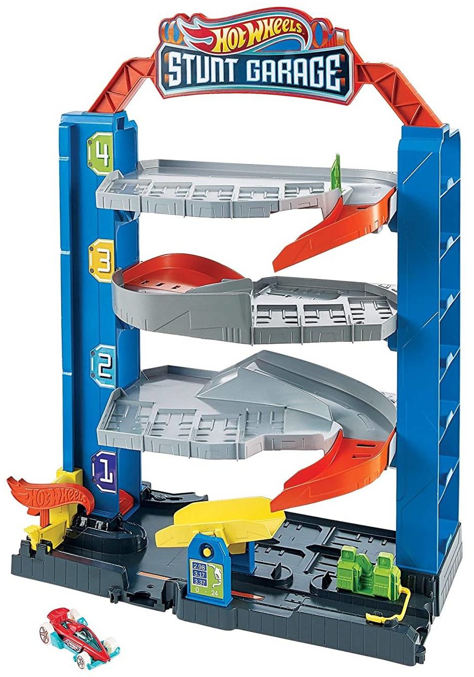 Mattel Przenośny garaż kaskaderski z windą GNL70 GNL70