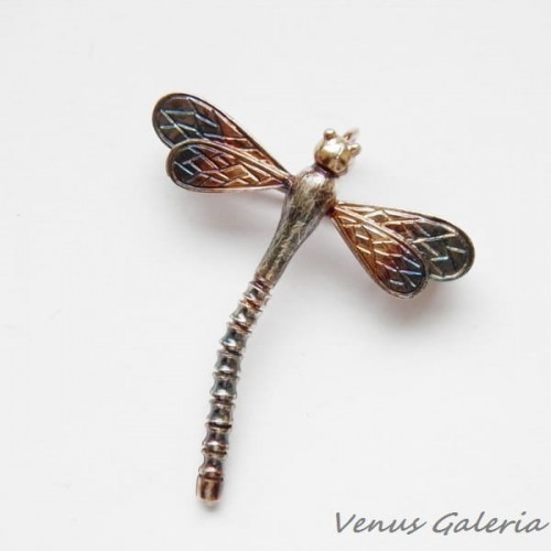 Broszko-zawieszka srebrna - Ważka W3 480