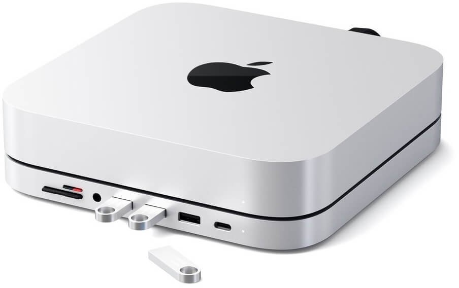 Satechi Satechi Podstawka-Hub do Mac Mini Srebrny ST-ABHFS