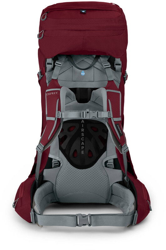 Osprey Ariel 55 Backpack Women, claret red XS/S 2021 Plecaki turystyczne 1-045-434-XS/S