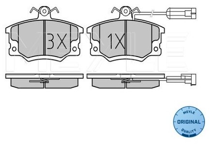 Wulf Gaertner Autoparts Zestaw klocków hamulcowych, hamulce tarczowe Wulf Gaertner Autoparts 025 208 3317/W