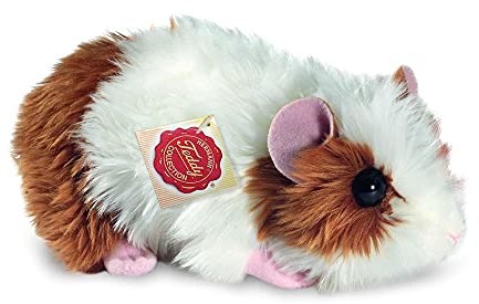 Hermann Teddy Kolekcja 926191 - pluszowa świnka morska, 18 cm, złota/biała 926191
