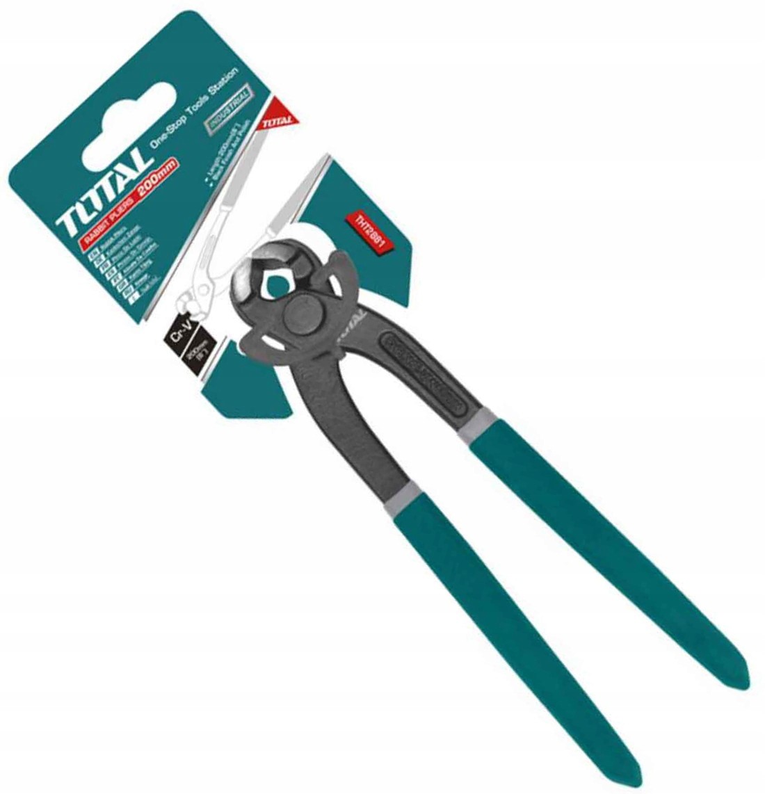 Szczypce Tynkarskie, Obcęgi 200mm Total Industrial