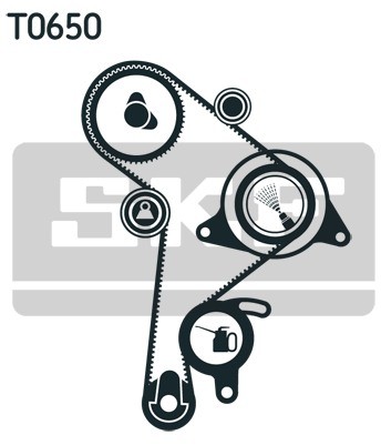 SKF Rozrzd - zestaw paska VKMA 01014