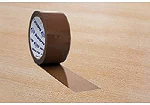 Raadhuis Taśma klejąca do pakowania Raadhuis PP 48 mm x 66 m brązowa ciche zwijanie RD-351146