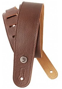 D'Addario Skórzany pasek D'Addario Slim, gitarowy, brązowy 20GL01