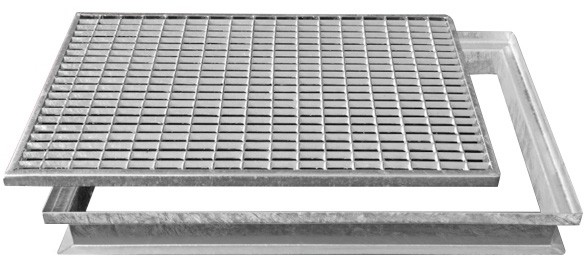Wycieraczka metalowa 400 x 590 mm