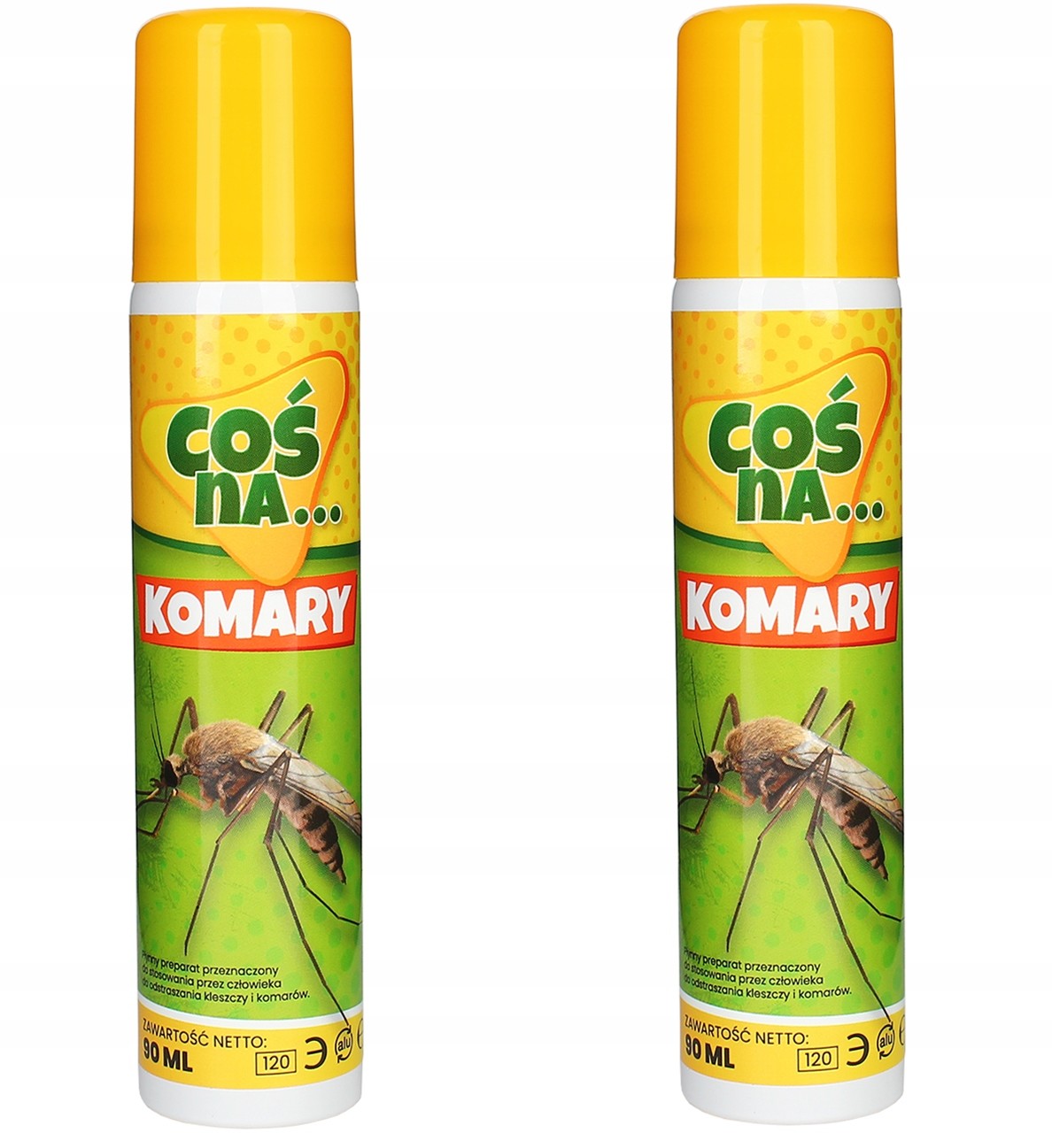 Coś na Komary bez Deet Kleszcze ikarydyna 2x90ml