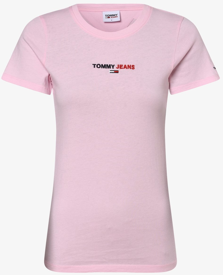 Tommy Jeans T-shirt damski, różowy